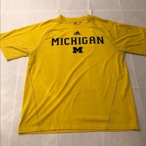 Michigan Wolverines NCAA Shirt Adidas Medium Men